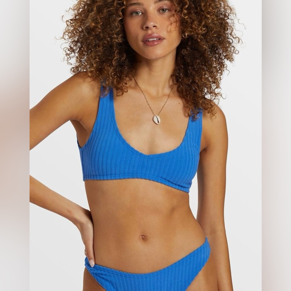 Billabong Womens In The Loop Jesse Tank Bikini Top Palace Blue